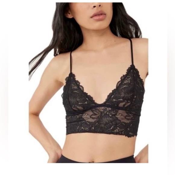 FREE PEOPLE NWT LACE LONGLINE BRALETTE - Picture 5 of 7